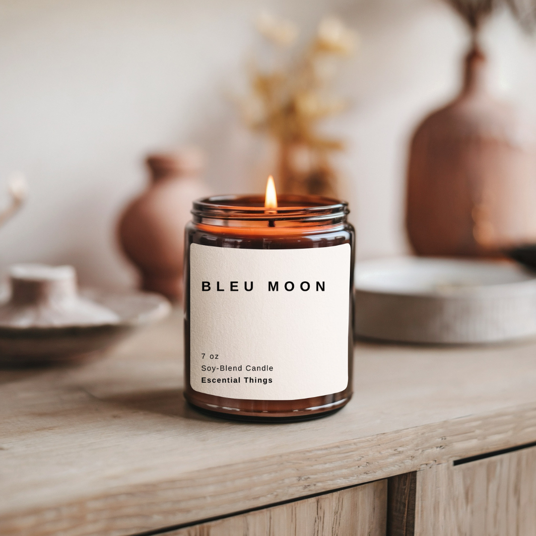 Bleu Moon Candle